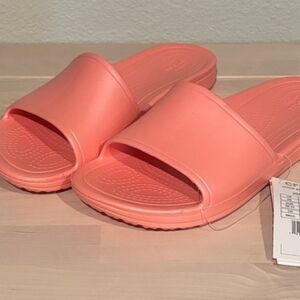 CROCS Sloane Slide Sandals in Coral